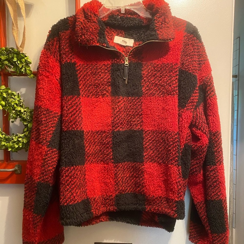 3/4 zip sweater